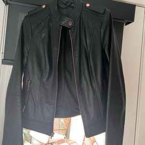 leather jacket - small